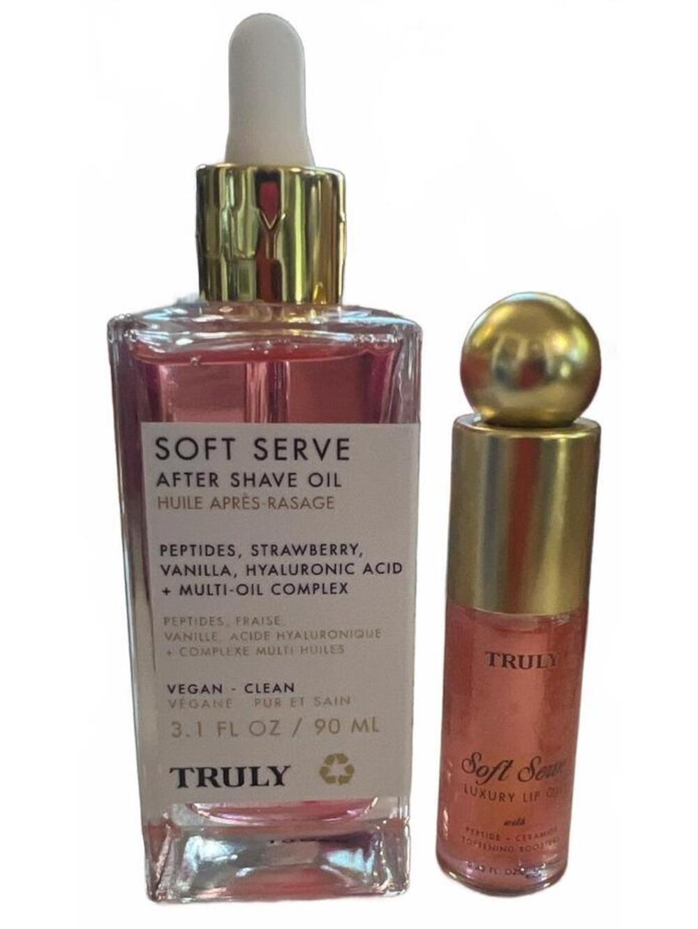 ✨ Truly Beauty Soft Serve Duo - After Shave Oil & Luxury Lip Oil ✨ - Picture 2 of 2